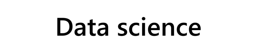 formation data science