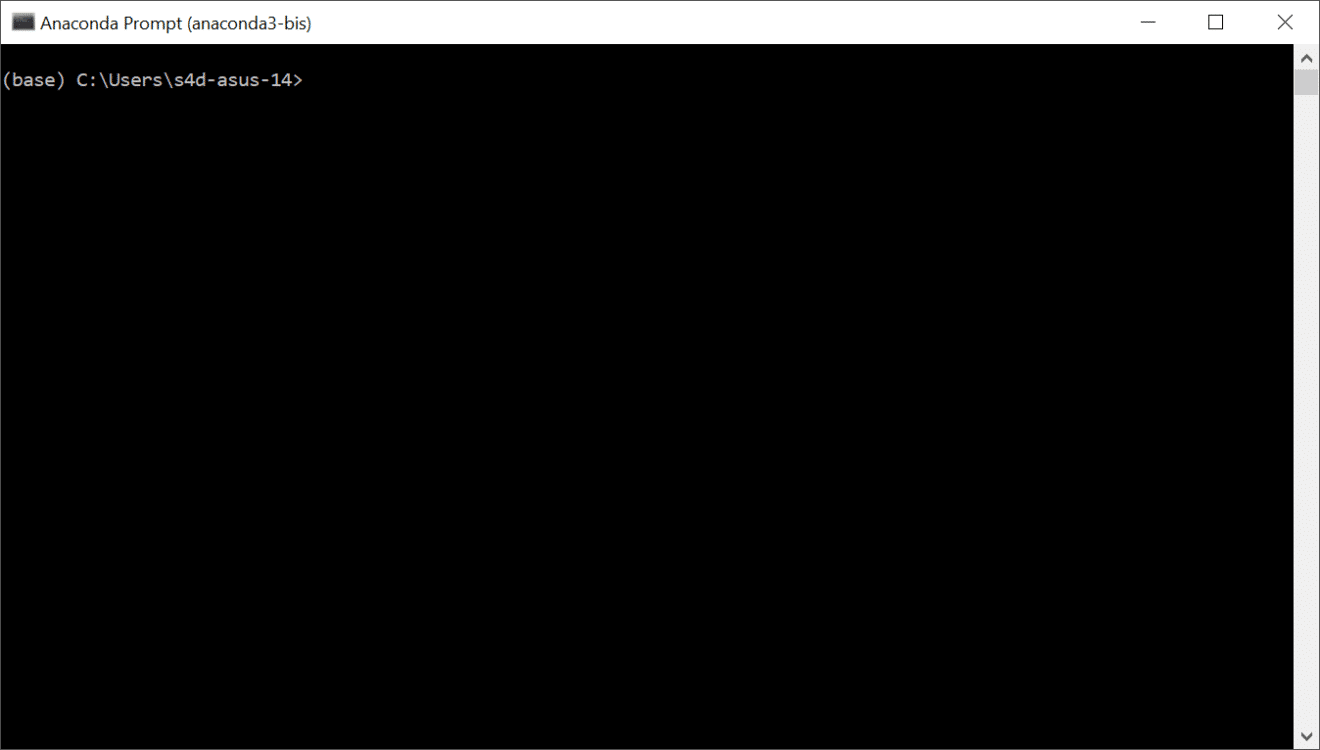 Anaconda Command prompt. Unique_PTR GITHUB.